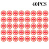 40 pieces of luminous LED coaster lights designed for bottles and glasses