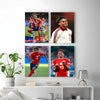A set of three posters featuring Lamine Yamal in various football kits and poses.