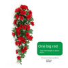 Silk Rose Hanging Vine - Faux Flower Garland for Home Décor