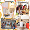 A collage showing wedding, birthday party, and outdoor party scenes with various celebratory elements.