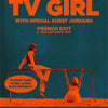 Album art for TV Girl with special guest Jordana featuring a woman playing their iconic album in its entirety