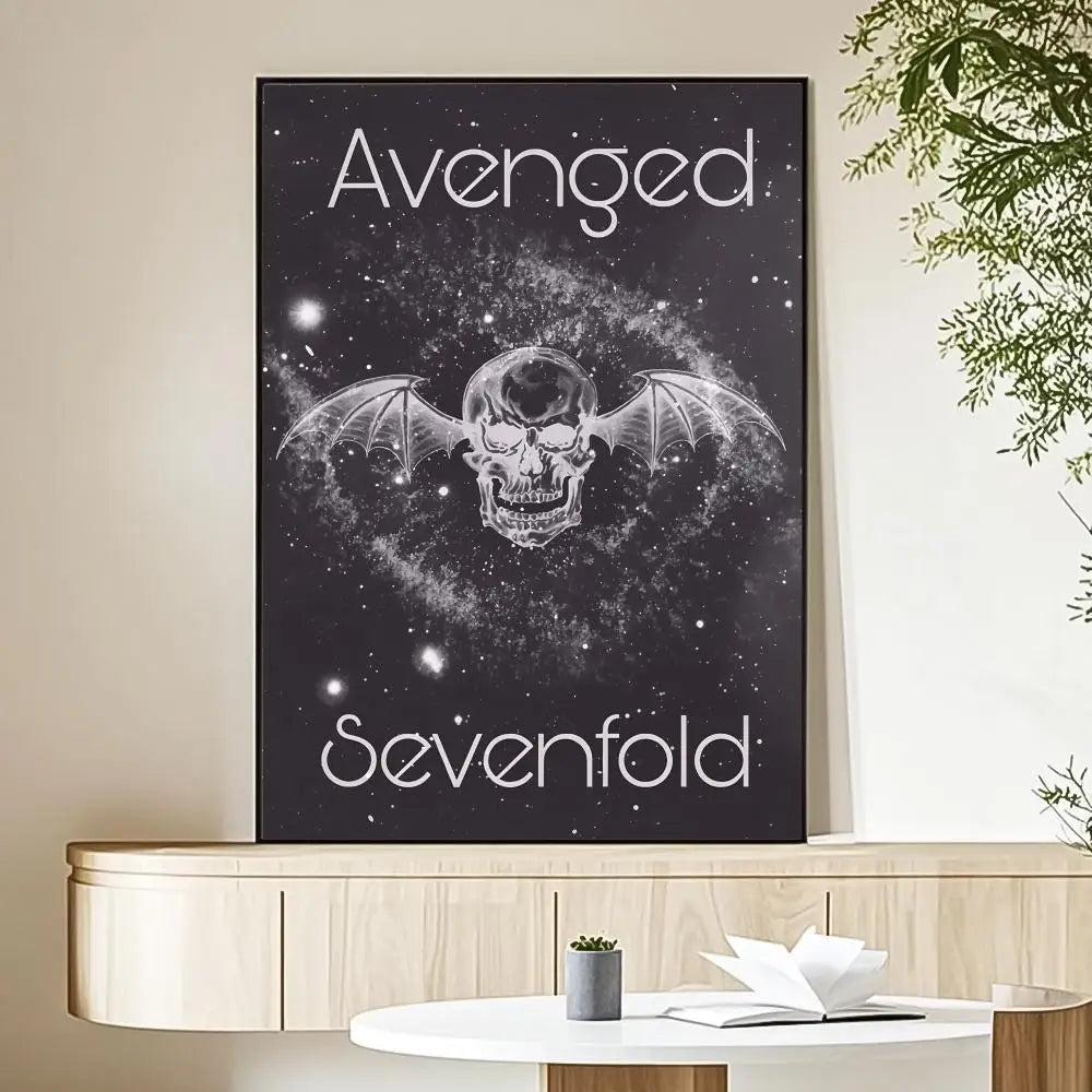 Avenged Sevenfold Band Art Canvas Poster - Eco-Friendly Waterproof Wall Decor