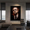 Classic Movie Character Abstract Canvas Art Print