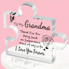 Personalized Grandma Tribute Acrylic Puzzle Plaque