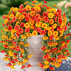 Vibrant Artificial Morning Glory Vine Garland