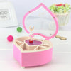 Heart-Shaped Ballerina Music Box