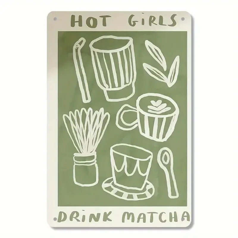 Tea Lovers Canvas Wall Art – Modern Kitchen Decor