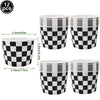 Checkered Racing Flag Toothpicks for Cupcakes & Party Decor