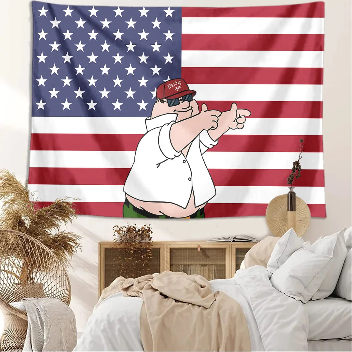 Family Guy Peter Griffin Meme Tapestry Wall Hanging