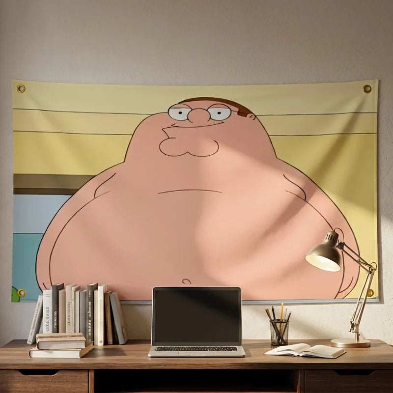 Family Guy Peter Griffin Meme Tapestry Wall Hanging
