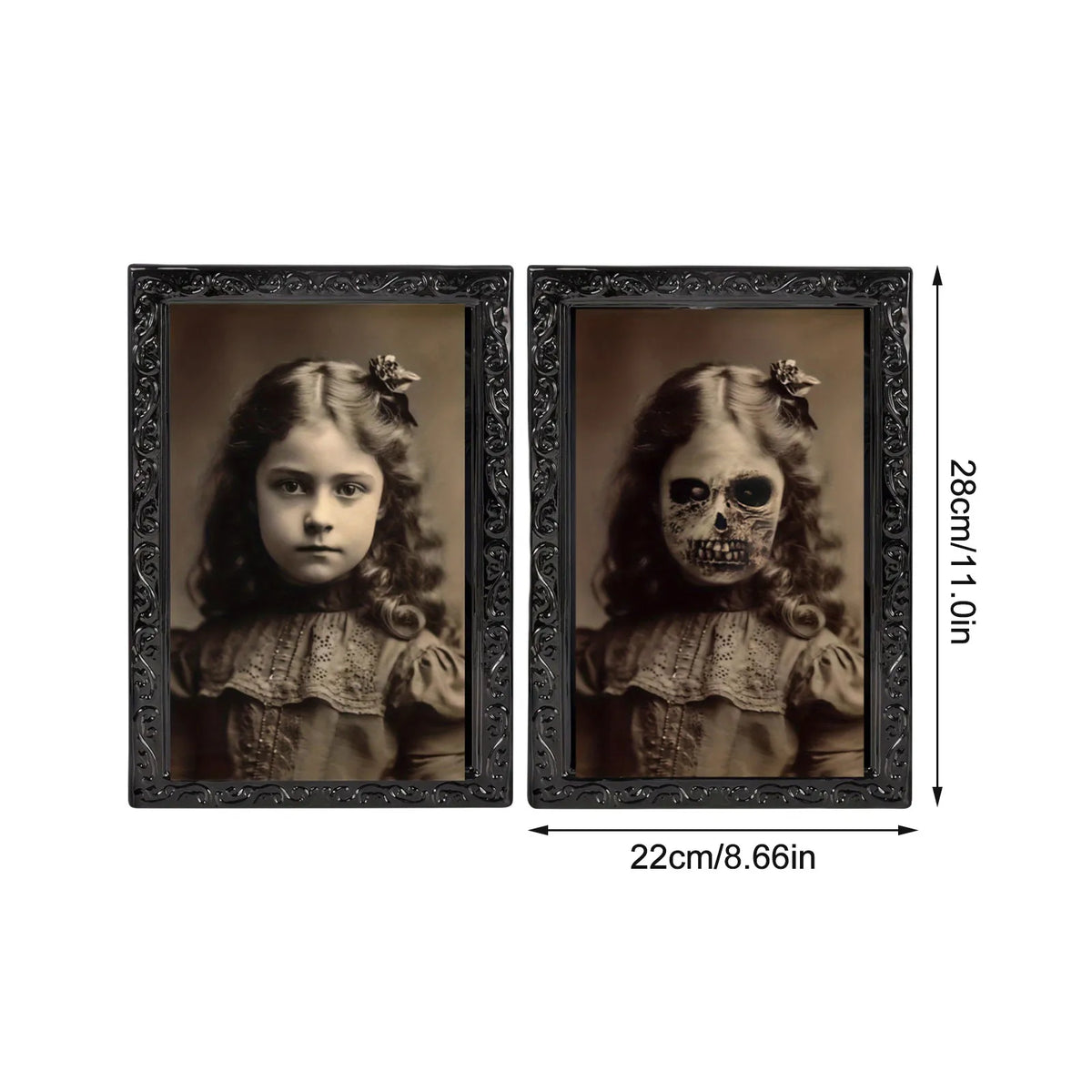 3D Changing Face Ghost Portrait Halloween Decoration
