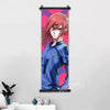 Anime canvas wall art featuring Isagi Yoichi and Chigiri Hyoma in a vibrant pink background.