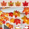 Maple Leaf & Pumpkin LED Light String for Autumn Decor