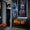 Scary Halloween Window Cover Set with Blood-Themed Design