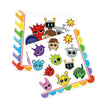 A colorful set of Incredibox Sprunki birthday party supplies featuring various character figures.