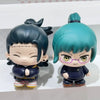 Blind box collectible figures of Gojo and Geto from Jujutsu Kaisen Season 2 featuring distinct hair colors