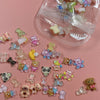 3D Resin Animal Nail Charms – Cute Bear, Rabbit & Panda Mix