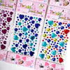 Crystal Gemstone Stickers for DIY Crafts and Makeup Fun