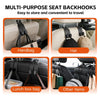 Suede Car Headrest Hooks for Bags and Groceries