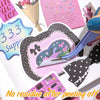 A collection of aesthetic stickers and decorative elements for journaling and crafting displayed on a white page.