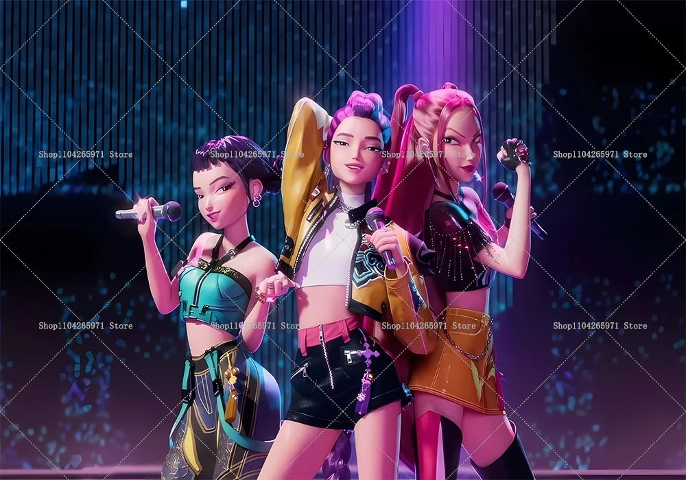 Three female characters in fantasy witch hunter attire posing against a dark, glowing backdrop.