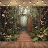 Enchanted Forest Birthday Party Photography Backdrop
