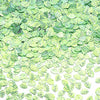 Green sea shell PVC sequins used for nail art and craft decoration