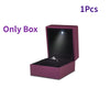 LED Light Ring Box with Plush Interior