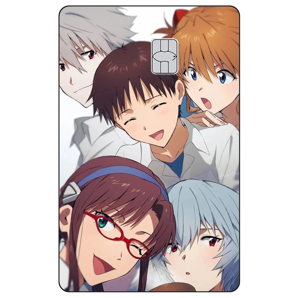 Matte Anime Card Skin Sticker for Credit and Debit Cards