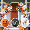 Scary Bloody Hand & Skull Latex Balloons (12-inch) for Halloween Party Decor