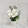 Artificial Butterfly Orchid Bouquet – 9 Silk Blooms for Home & Event Decor