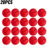 20 pieces of classic red clown nose soft foam balls for costumes and parties