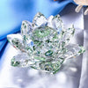 Crystal Lotus Flower Feng Shui Decorative Ornament
