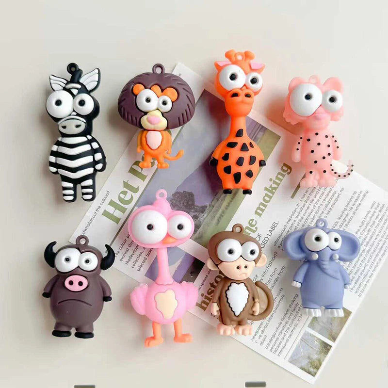 Cartoon Animal Fridge Magnets – Cute Decorative Magnets for Kitchen, Office & More