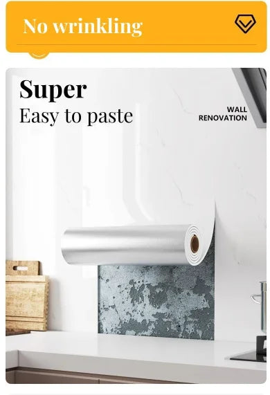 Marble-Pattern Self-Adhesive Peel and Stick Wallpaper