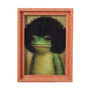 Whimsical Frog Wooden Fridge Magnets with Retro Charm