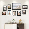Elegant Wooden Picture Frame with Artistic Canvas Print