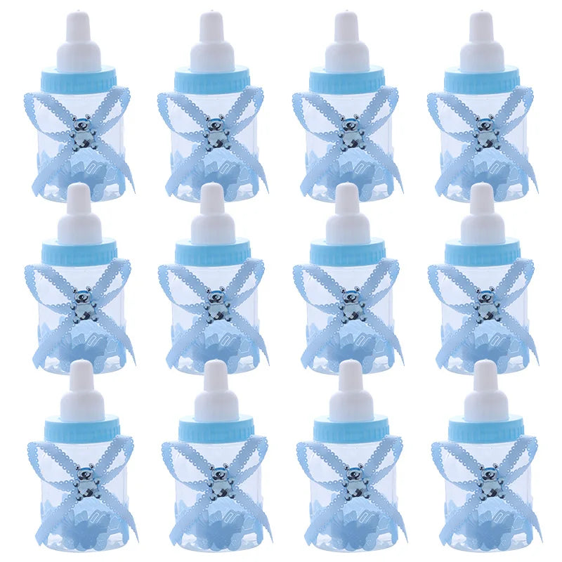 Baby Bottle Candy Favor Boxes for Baby Showers and Gender Reveals