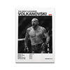 Schwarz-weißes Foto des UFC-Kämpfers Volkanovski als The Great Alexander