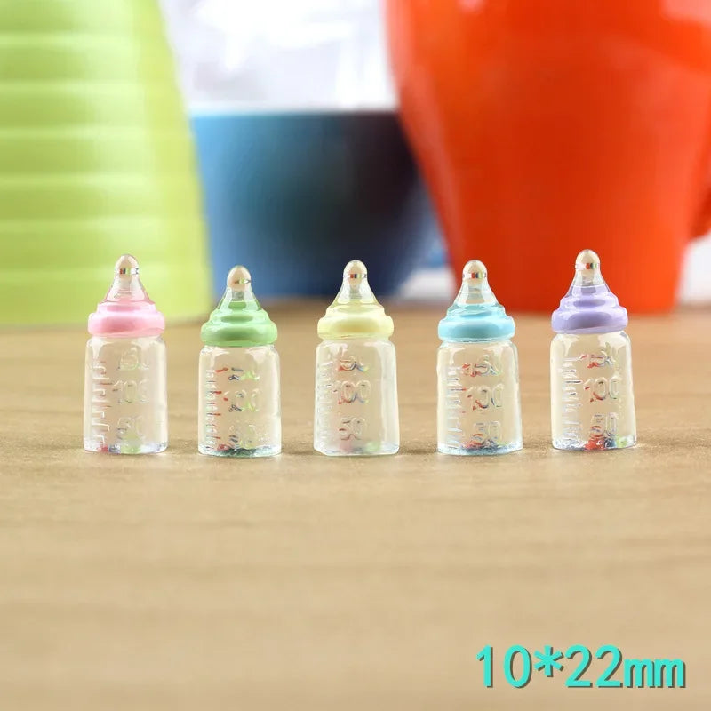 Miniature Dollhouse Food Set with Snacks, Cakes, Drinks & Wine
