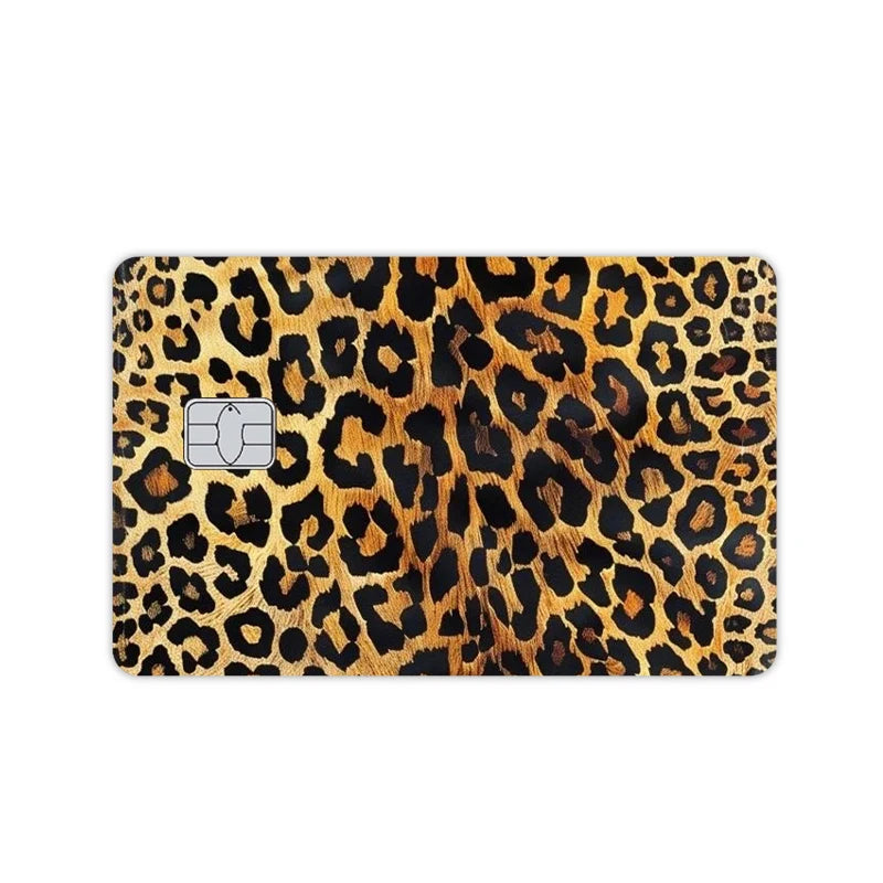 Leopard Print Card Skin for Credit and Debit Cards