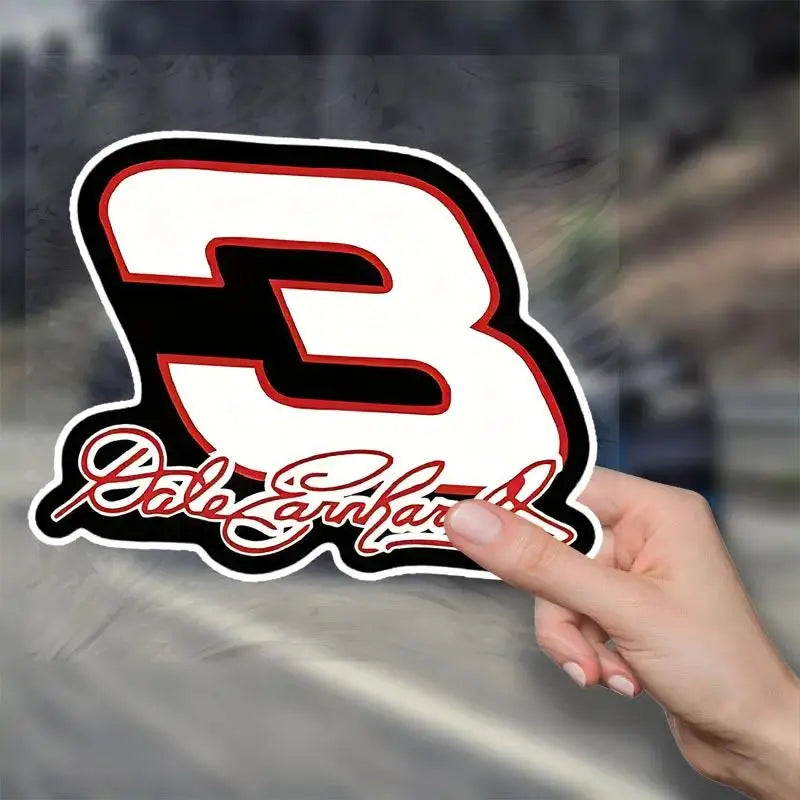 Dale Earnhardt #3 Vinyl Decal - Weatherproof for Car & Truck