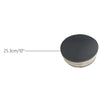 Round cardboard cake board with a diameter of 25.3 cm or 10 inches stacked.