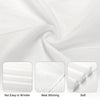White fabric showing wrinkle resistance, neat stitching, and soft texture for a tapestry wall hanging