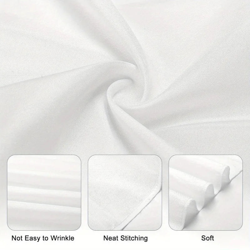 White fabric showing wrinkle resistance, neat stitching, and soft texture for a tapestry wall hanging