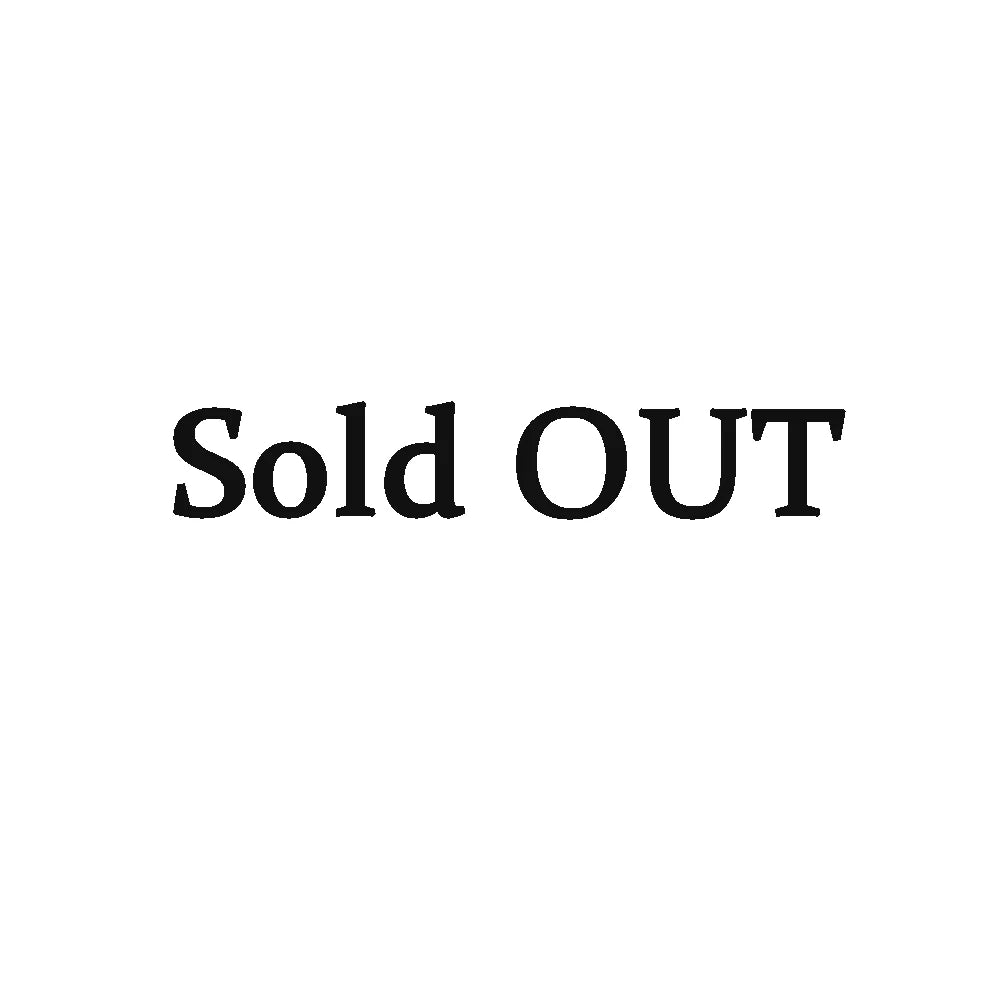 Sold Out text on a white background