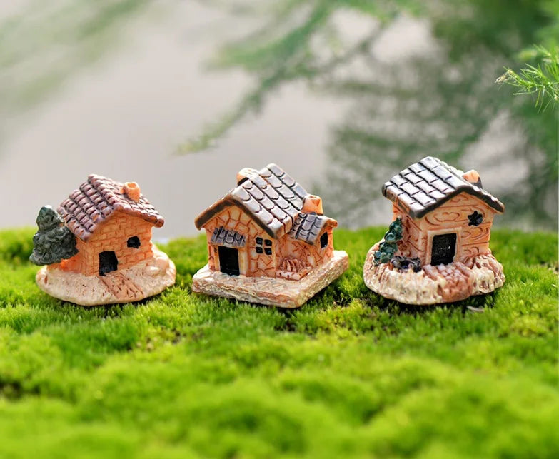 Miniature Fairy Garden Ornaments | Set of Resin Accents