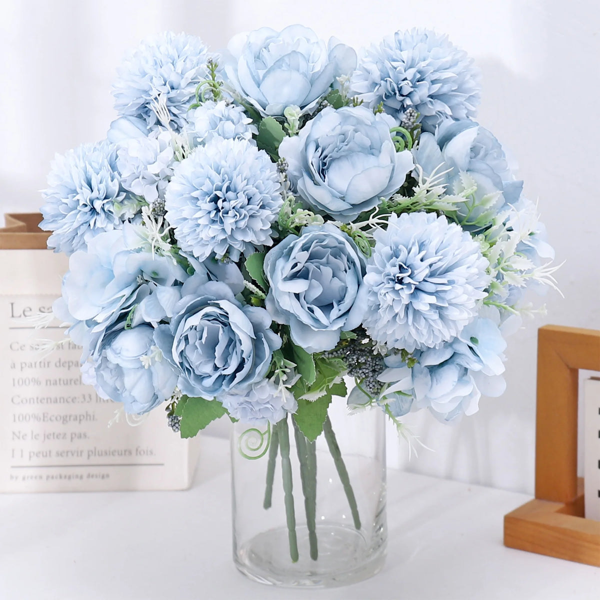 Realistic Silk Peony Artificial Flowers for Weddings & Home Décor