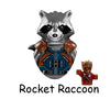 Rocket Raccoon figure from Star Wars built with Horror Movie Icon Building Blocks Set