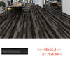 Self-Adhesive Wood Grain Floor Stickers (10-Pack)